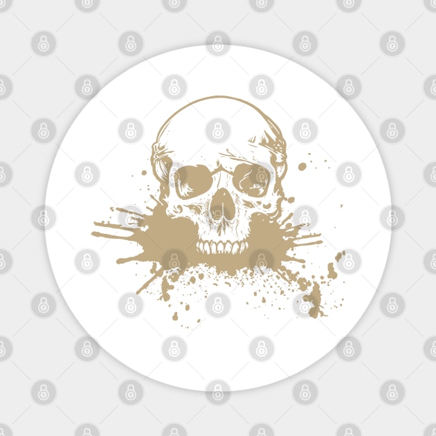 Splash Skull Magnet by Monkey Business Bank